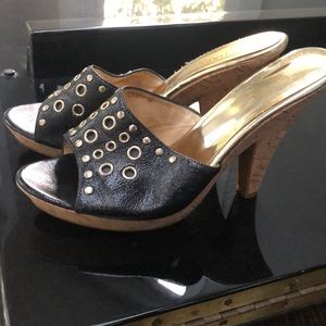 Michael Kors Platform Mules | Designer Casual Heels | MK Heels